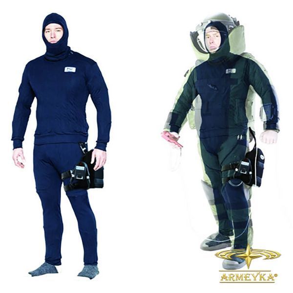 Система охлаждения охлаждающий рубашка cooling shirt "med-eng" синий комби. Оригинал Канада