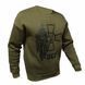 Спортивна кофта Tactical Hoodie з принтом &laquo;ЗСУ&raquo;, олива UA 030047B фото 2