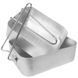 Набір посуду nato mess kit сірий алюміній, оригінал 877544 фото 1